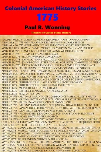  Paul R. Wonning - 1775 - Timeline of United States History, #6.