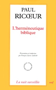 Paul Ricoeur - L'Hermeneutique Biblique.