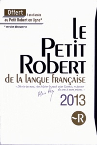 Paul Robert et Alain Rey - Le Petit Robert et Le Petit Robert des noms propres - Coffret 2 volumes.