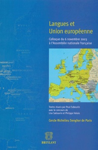 Paul Sabourin et Lise Sabourin - Langues et Union européenne - Colloque du 6 novembre 2003 à l'Assemblée nationale française.