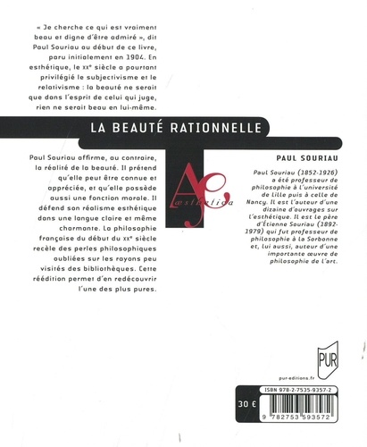 La beauté rationnelle