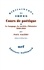 Cours de poétique. Tome 2, Le langage, la société, l'histoire (1940-1945)