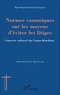 Paul Venance Ntambwe Kasongo - Normes canoniques sur les moyens d'éviter les litiges - Contexte culturel du Congo-Kinshasa.