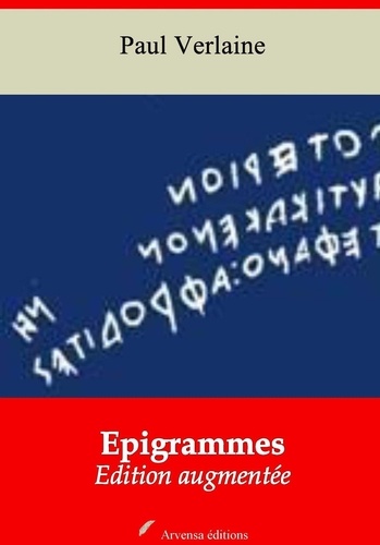 Epigrammes – suivi d'annexes. Nouvelle édition 2019