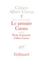 Paul Viallaneix - Cahiers Albert Camus Tome 2 - Le Premier Camus.
