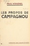 Paul Voivenel et Luce Boyals - Les propos de Campagnou.