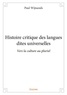 Paul Wijnands - Histoire critique des langues dites universelles.