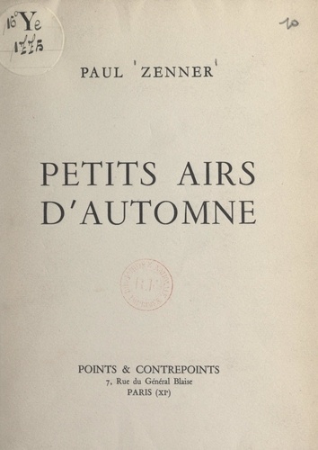 Petits airs d'automne