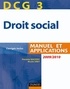Paulette Bauvert et Nicole Siret - DCG 3 - Droit social 20010/2011 - 4e éd. - Manuel et Applications, corrigés inclus.