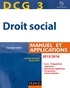 Paulette Bauvert et Nicole Siret - DCG 3 - Droit social 2015/2016 - 9e éd - Manuel et Applications, corrigés inclus.