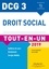 Droit social DCG 3. Tout-en-un  Edition 2019
