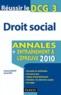 Paulette Bauvert et Nicole Siret - Réussir le DCG 3 Droit social - Annales, entraînement à l'épreuve 2011.