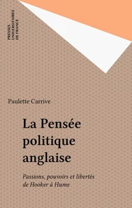 La pensée politique anglaise