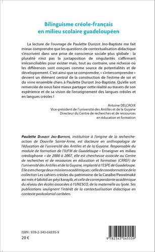 Bilinguisme créole-français en milieu scolaire guadeloupéen. Récit d'une expérience