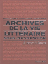 Archives de la vie littéraire sous l'occupation