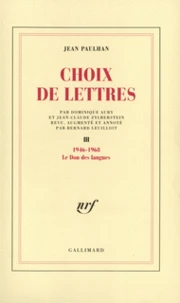 Choix de lettres