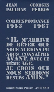 Correspondance 1953-1967