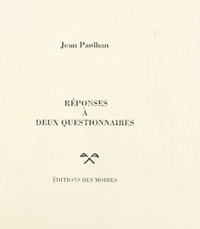 Réponses à deux questionnaires