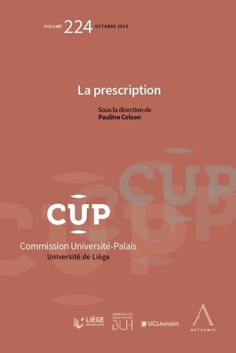 Pauline Colson - La prescription - Tome 224.
