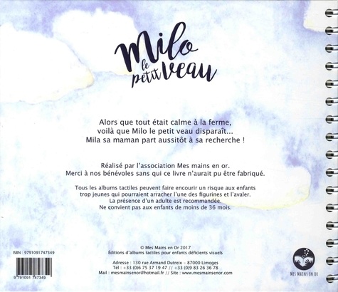 Milo le petit veau  avec 1 CD audio - Braille