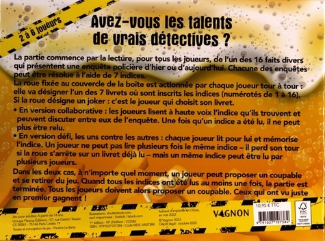 Ch'tites enquêtes. 16 enquêtes policières à résoudre. Relevez le défi !