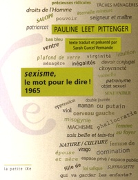 Pauline Leet Pittenger - Sexisme, le mot pour le dire ! 1965.