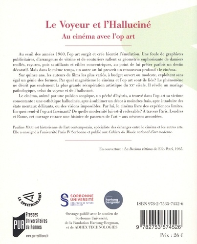 Le voyeur et l'halluciné. Au cinéma avec l'op art
