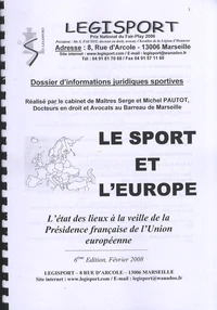 Le sport et l'Europe