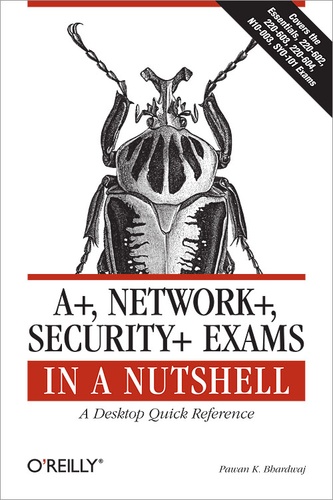 Pawan K. Bhardwaj - A+, Network+, Security+ Exams in a Nutshell - A Desktop Quick Reference.