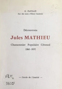 Découvrons Jules Mathieu