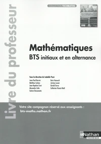 Mathématiques BTS initiaux et en alternance