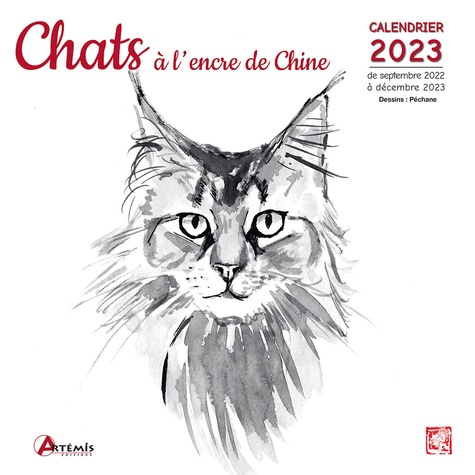 Calendrier Chaton 2023 Calendrier Chats À L'encre De Chine 2023 De Péchane - Livre - Decitre