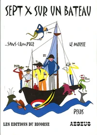 Sept X sur un bateau...