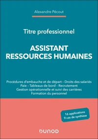 Assistant ressources humaines - Titre professionnel