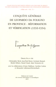 L'enquête générale de Leopardo da Foligno en Provence : réformation et vérification (1332-1334)