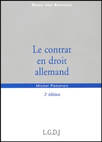 Le contrat en droit allemand