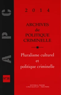 Pluralisme culturel et politique criminelle