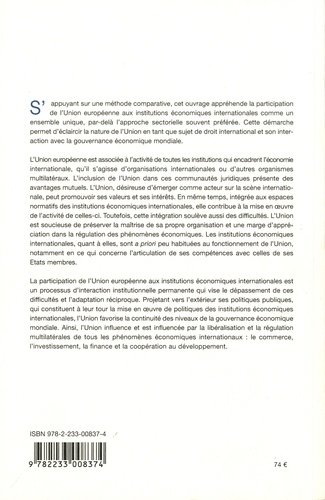 Revue générale de droit international public N°62 La participation de l'Union européenne aux institutions économiques internationales