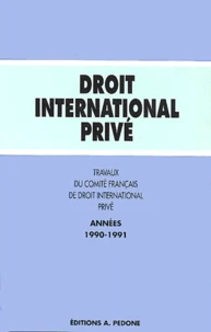 Travaux du Comité français de droit international privé