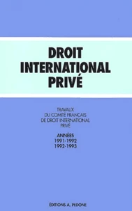 Travaux du Comité français de droit international privé