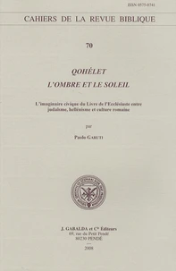 Qohélet, l'ombre et le soleil