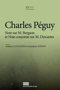 Note sur M. Bergson et Note conjointe sur M. Descartes