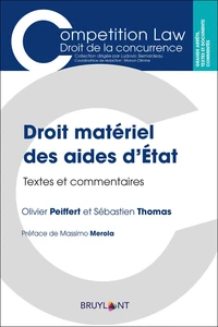 Droit matériel des aides d'Etat