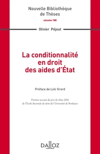 La conditionnnalité en droit des aides d'état