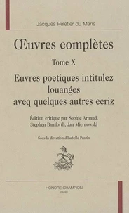 Oeuvres complêtes : n°10