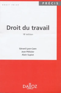 Droit Du Travail. 18eme Edition