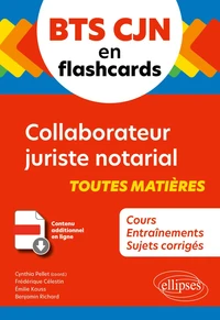 BTS Collaborateur juriste notarial en flashcards