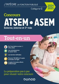 Concours ATSEM ASEM Externe, interne et 3e voie, Catégorie C