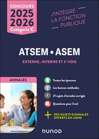Concours ATSEM/ASEM Externe, interne et 3e voie Catégorie C
