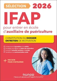 Sélection IFAP 2026 pour entrer en école d'auxiliaire de puériculture